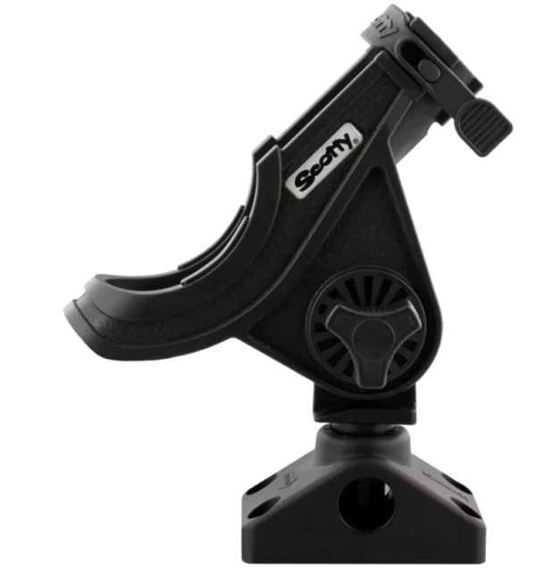Scotty Baitcaster/Spinning Rod Holder with Combination Side/Deck Mount - 280