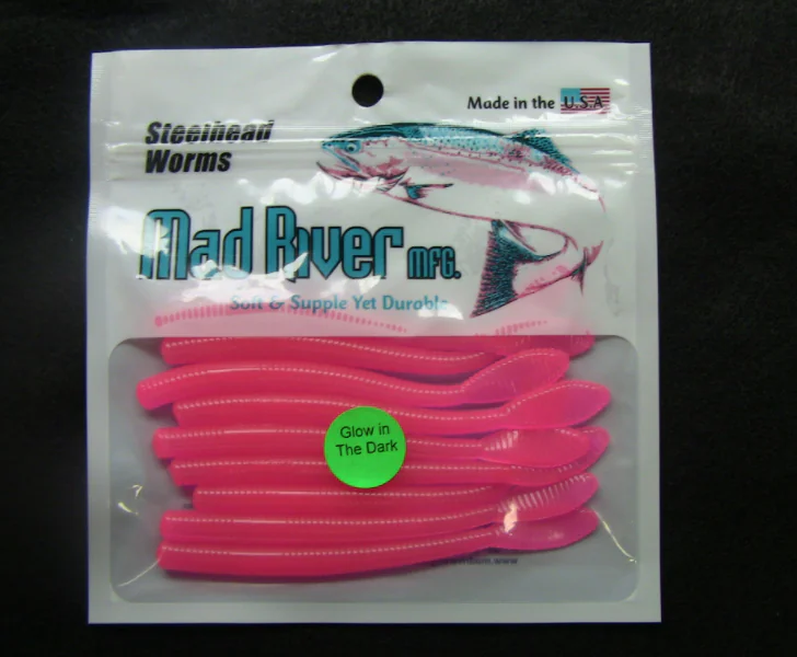 Mad River Steelhead Worms Single - 4″ Unscented