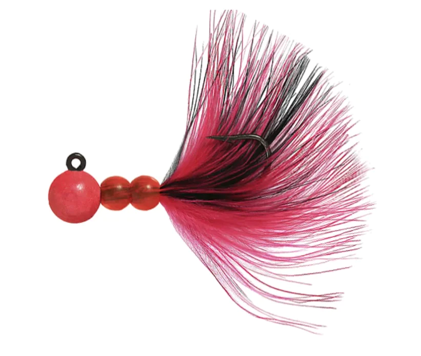 Hawken Beau Mac Marabou Steelhead Jig - 1/8oz, Pink & Black