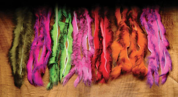 Hareline Two Toned Rabbit Strips