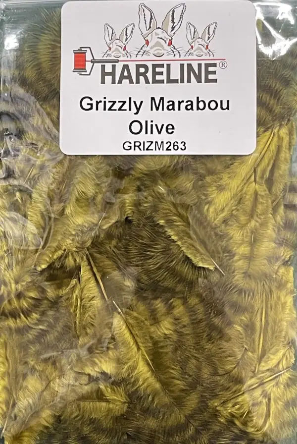 Hareline Grizzly Marabou - Image 5
