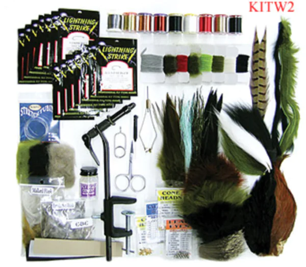Wapsi Deluxe Fly Tying Starter Kit with Book - Image 2