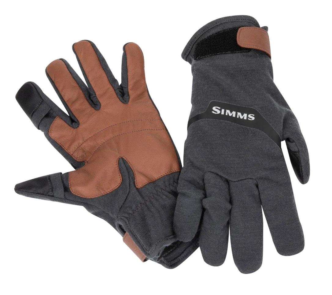 Simms Lightweight Wool Flex Glove Carbon / S
