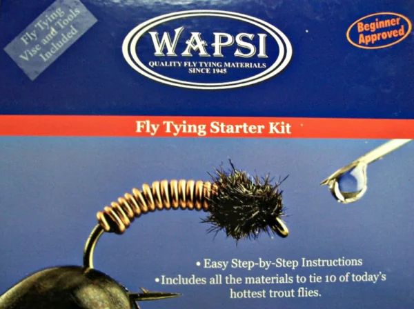 Wapsi Fly Tying Starter Kit with Book