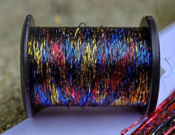 Semperfli Spooled Gaula Black 1/69" Tinsel