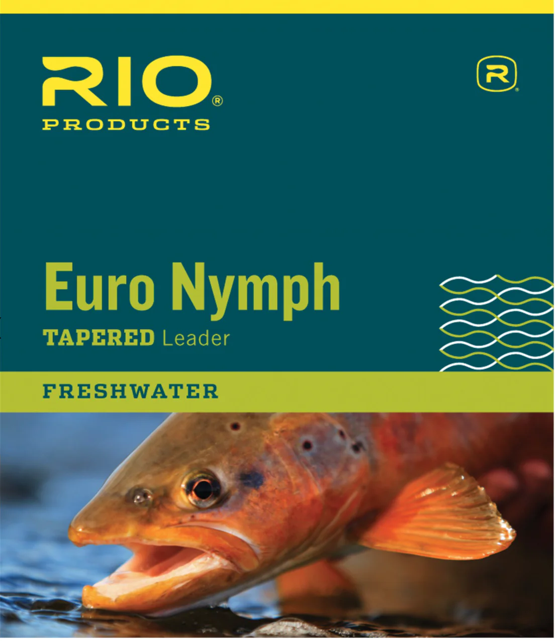 RIO Euro Nymph Leader Black & White