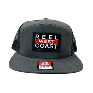 Reel West Coast Flat Brim Snapback Trucker Hat