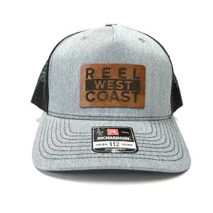 Reel West Coast Leather Patch Snapback Trucker Hat