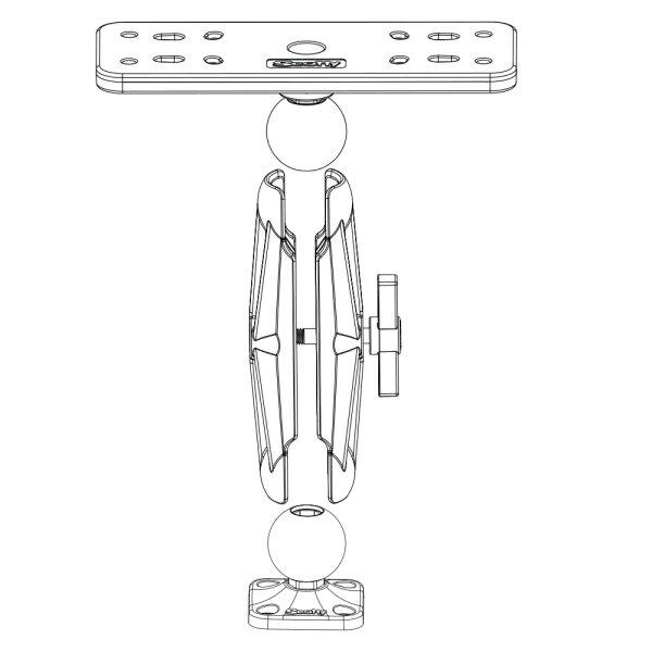 Scotty 1.5" Ball System w/ 7" Arm - 161 - Image 2