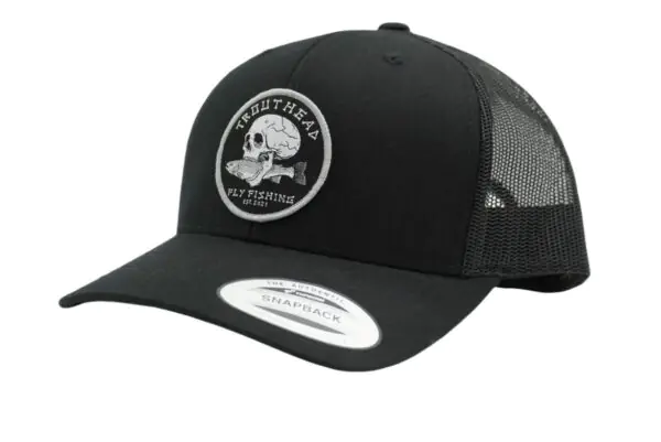 Trout Head Trout Tales Snap Back Trucker Hat